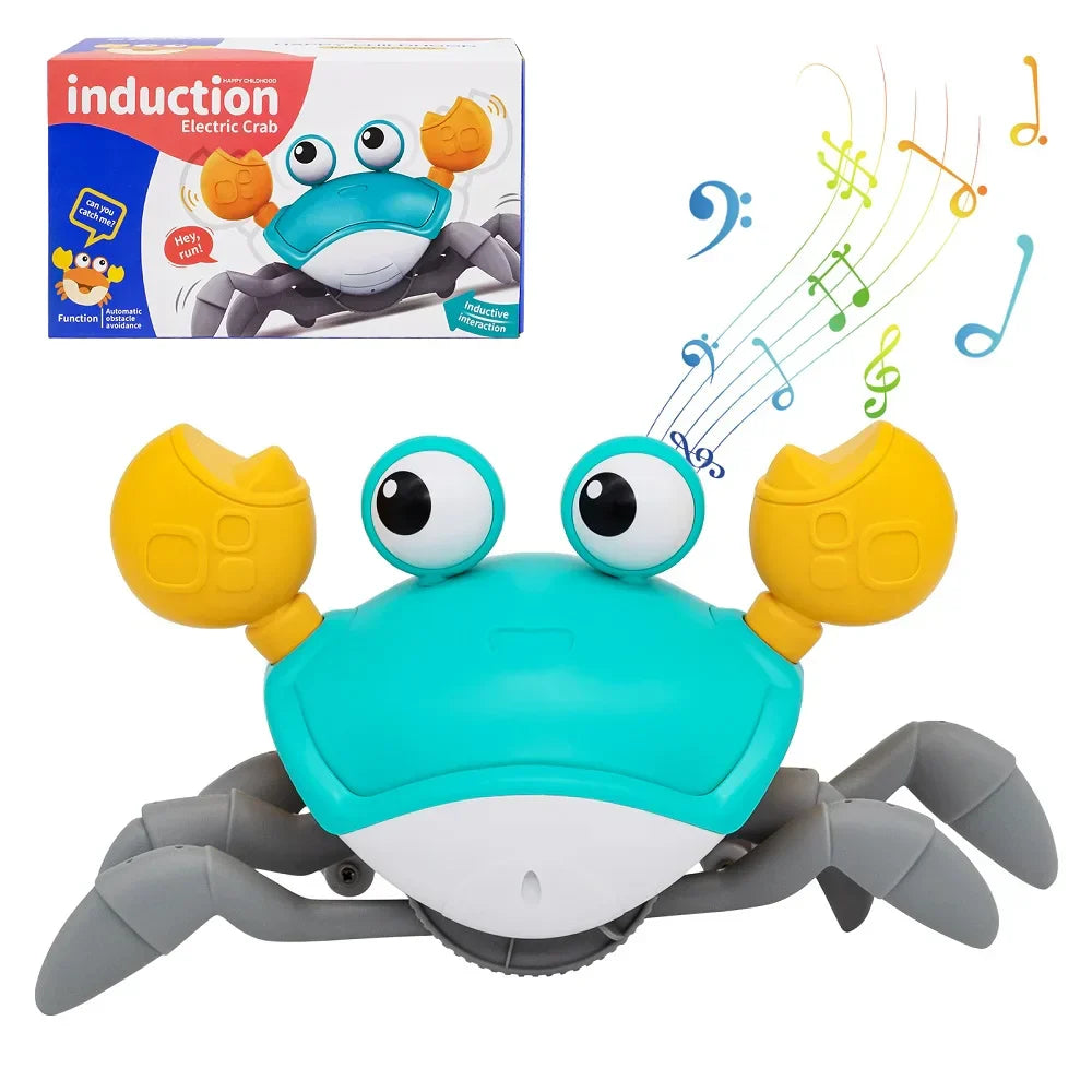 Interaktywny krab z muzyką dla niemowląt